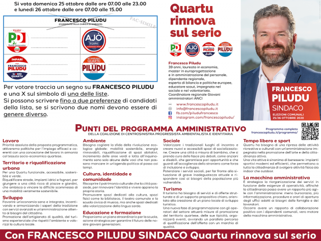 PiluduSindaco pieghevole amministrative2020